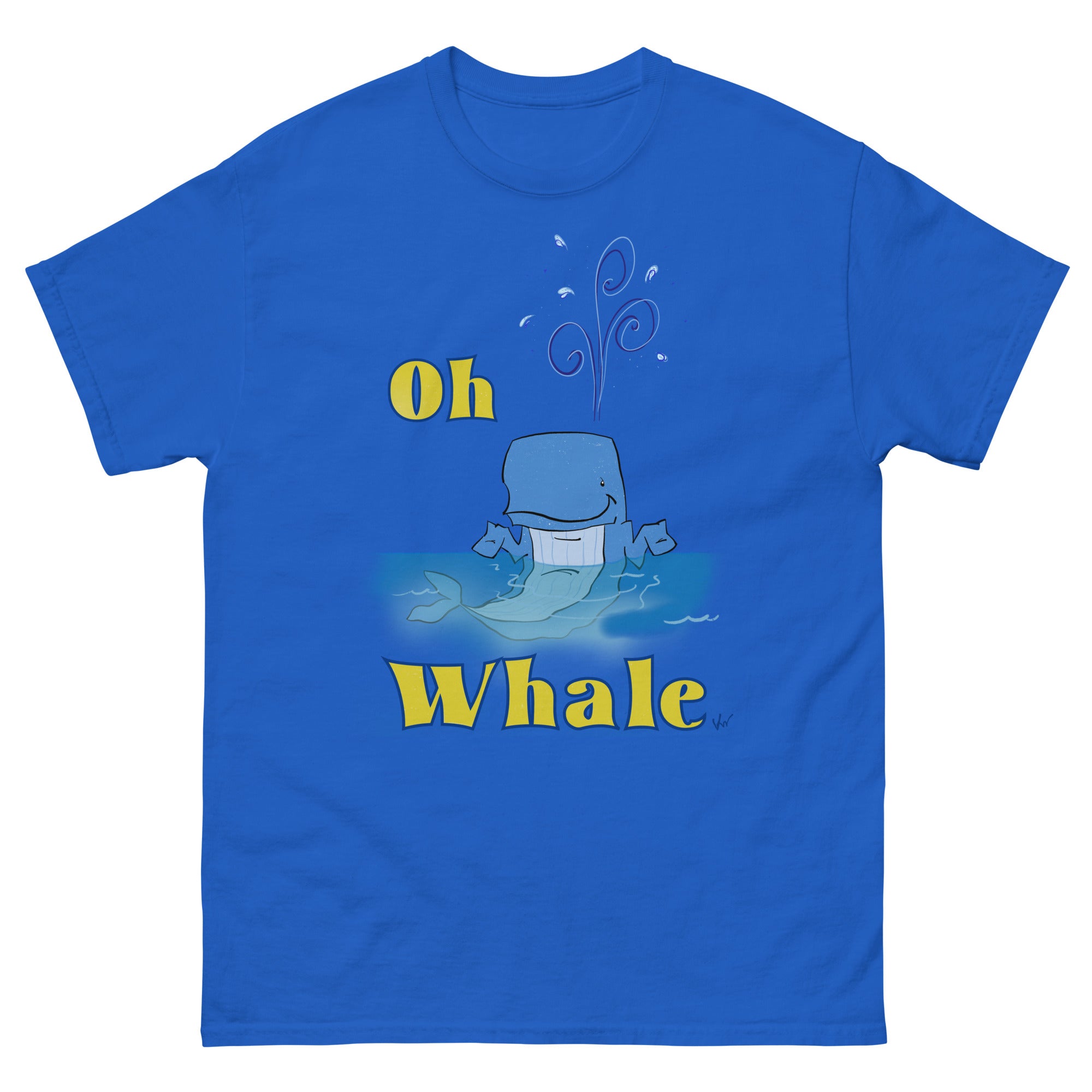 Oh Whale T Shirt Scratch Paper Sketches